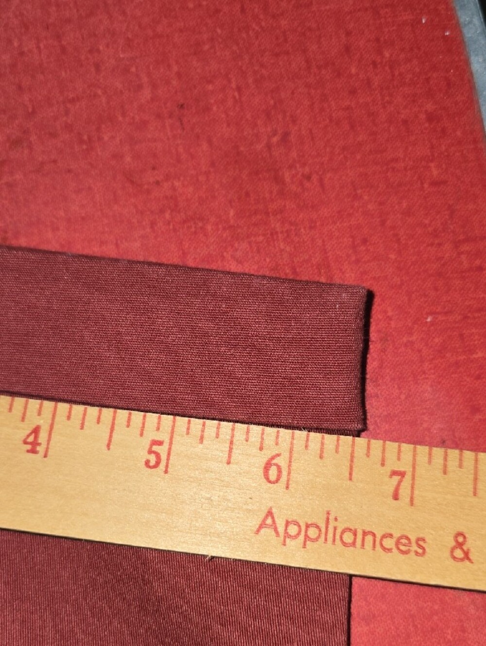 Basic Editions Skinny Roll Up Stretch Jeans in Burgundy Womens Size 18 NWT - Picture 15 of 15